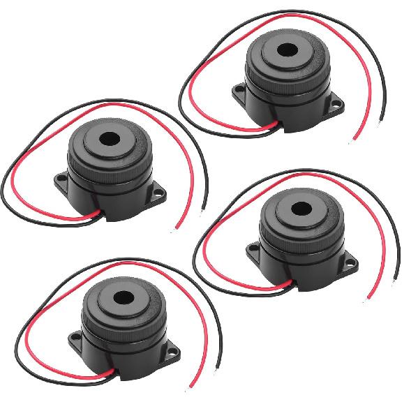 Active Electronic Buzzer Alarm Sounder Continuous 90dB Beep Speaker DC12V 4Pcs