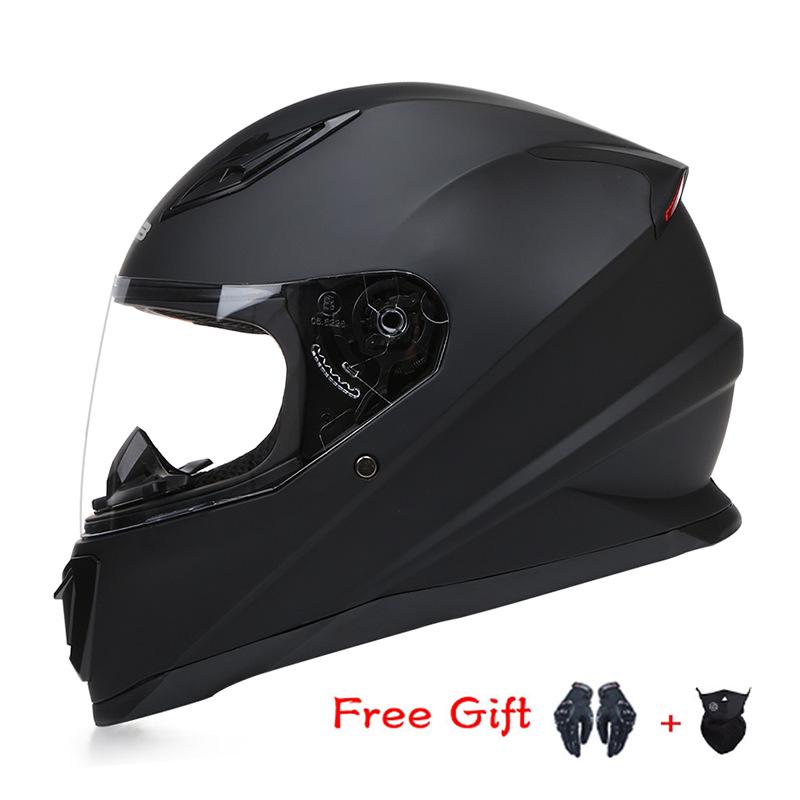 Universal Full-Face Motorcycle Helmet for All-Season Adult Riding