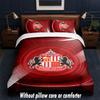Sunderland Design Bett Bettwäsche Set 1 Bettbezug + 2 Kissenbezüge Weich Atmungsaktiv Haushalt Bettwäsche