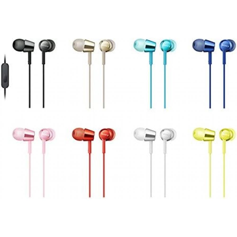 Sony Sony  EaRphones MdR Ex155ap  Canal Type Remote ContRol W  Mic Red MdR Ex155ap R Red