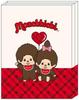 Stationery Monchhichi Flip Memo S2849364 Sun-Star Merchandise, Book-Shaped Pad, Pair,