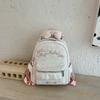 Schoolbag Korean girl heart backpack women's 1011 new bag sweet and cute bow backpack student schoolbag
