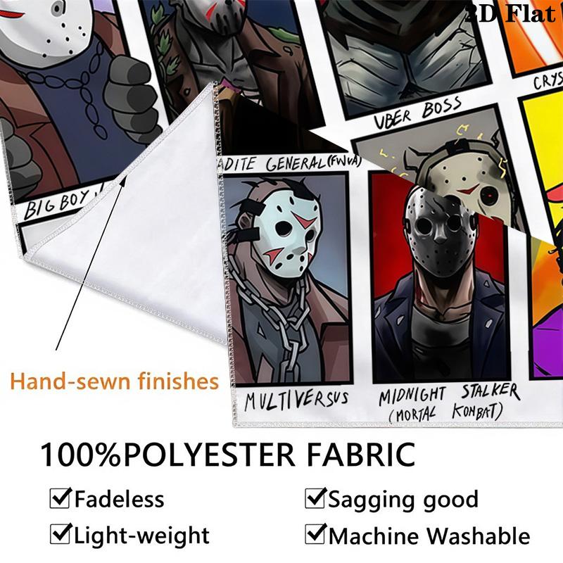 Boogeyman Lurks Darkness Tapestry Fashion Print Background Cloth Background Cloth Wall Covering Decoration Homestay Soft Decoration Tapestry