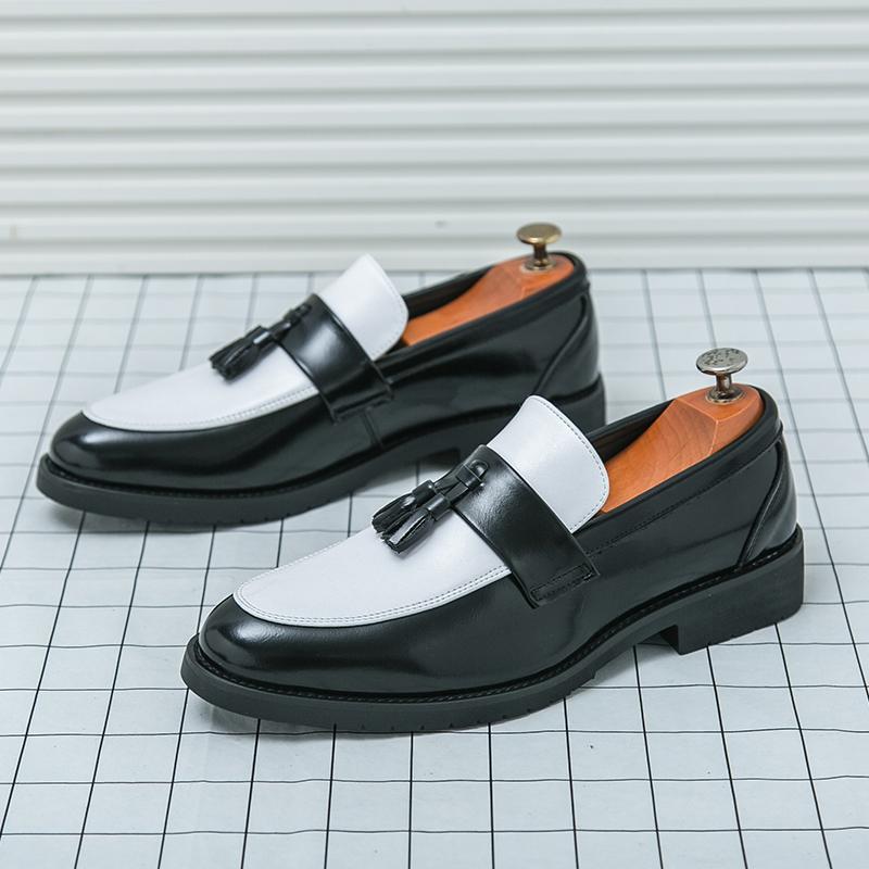 

Men Business Formal Tassel Shoes Men Casual Comfortable Brand Small Leather Shoes Men Fashionable Loafers Sizes 38-46 46