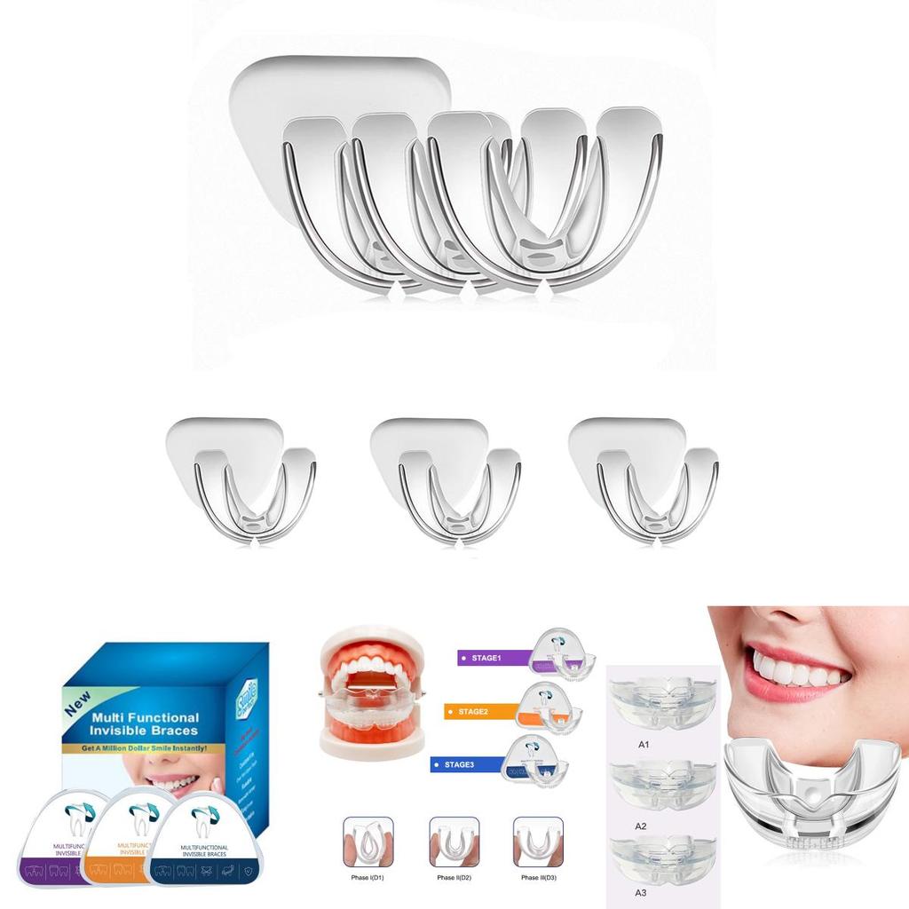 Riporta il Tuo Sorriso Sicuro Con il Set di Allineatori Dentali Invisibili a 3 Fasi