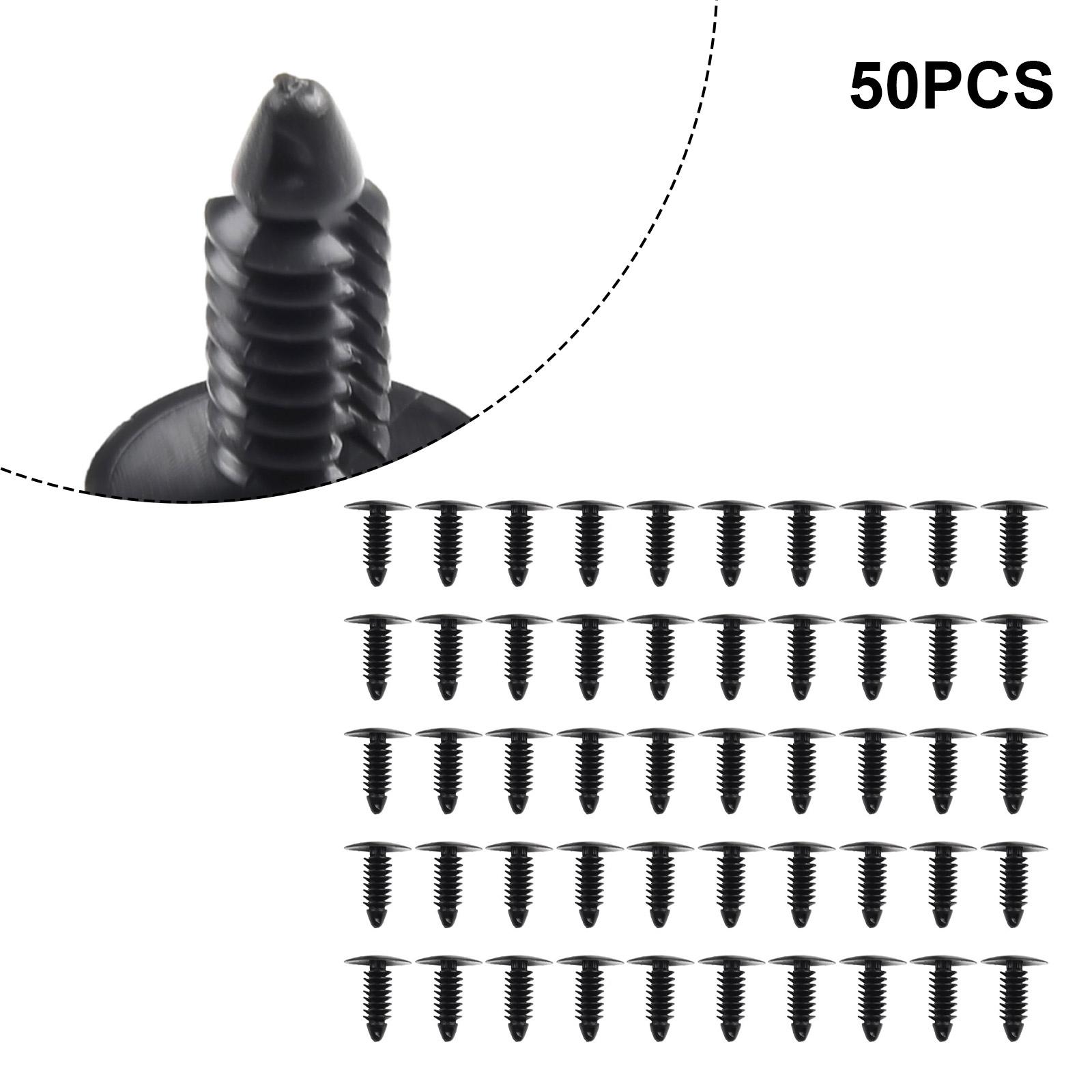 

50pcs Universal Plastic Rivet Fastener Clips 7.5mm-6.0mm Hole For Nissan For Honda For Car Fenders, Bumpers, Doors Or Other Auto CHINA