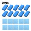 5/10/20pcs Car Ceramic Coating Sponge Applicator Glass Nano Sponges Automobile Blue Square Sponge And Cloth