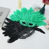 Headwear Novelty Feather Masquerade Mask Personality Fashion Carnival Headpiece Lightweight Funny Cosplay Mask Festival