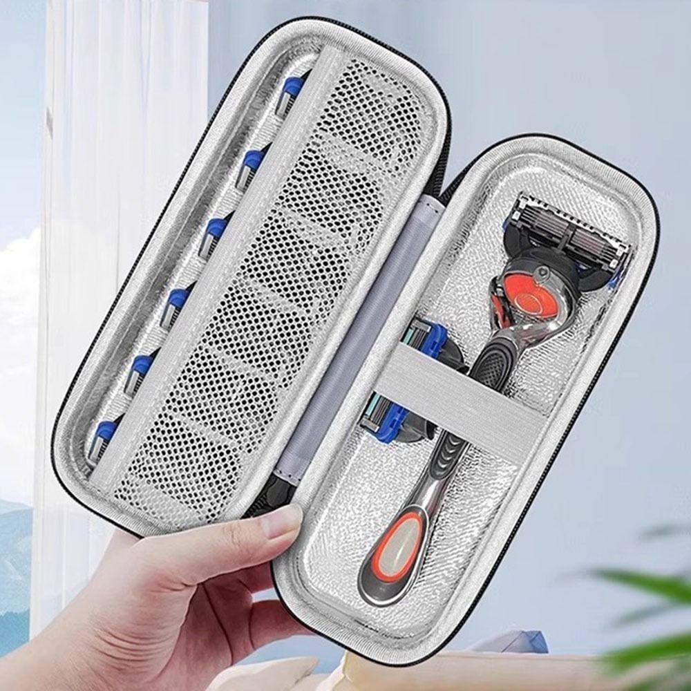EVA Material Shaver Storage Box Mesh Pocket Shaver Bag NEW Razor Travel Case  Travel Use