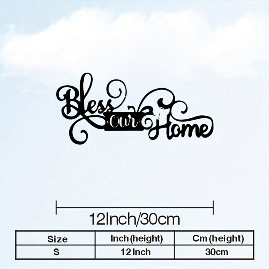 Metal Wall Art Simple Modern Decor Living Room Foyer Birthday Gift Home Decor 14x30