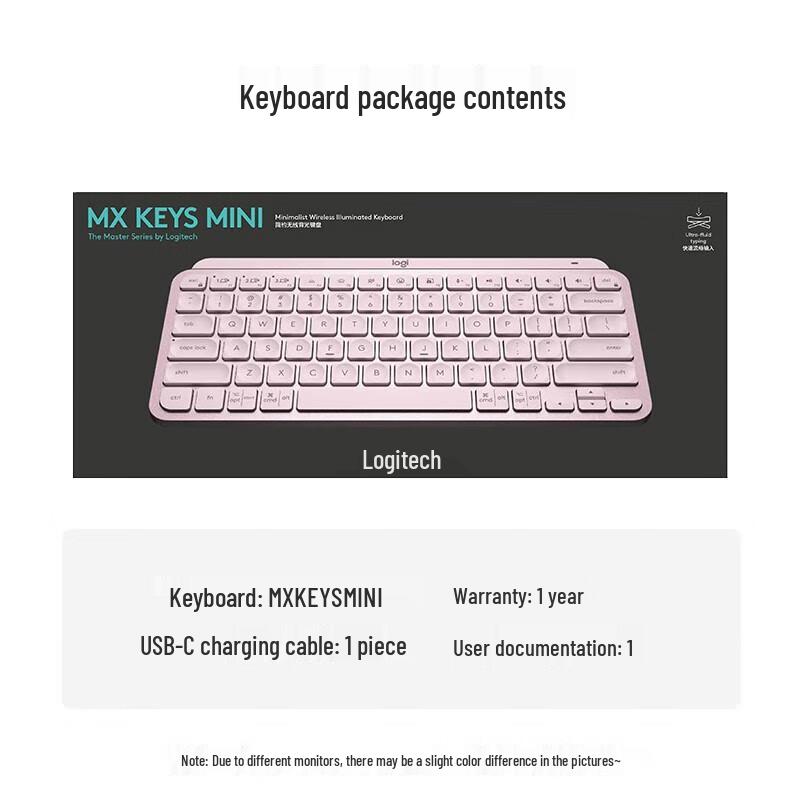 Logitech Master Series MX Keys Mini Wireless Bluetooth Keyboard