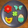 Easter Cookie Cutters Set - Bunny, Egg, Bunny Face, Rabbit, Butterfly, Flower, Chick, Carrot, Four Leaf Clover - 9PCS Easter Cookie Cutters - Large