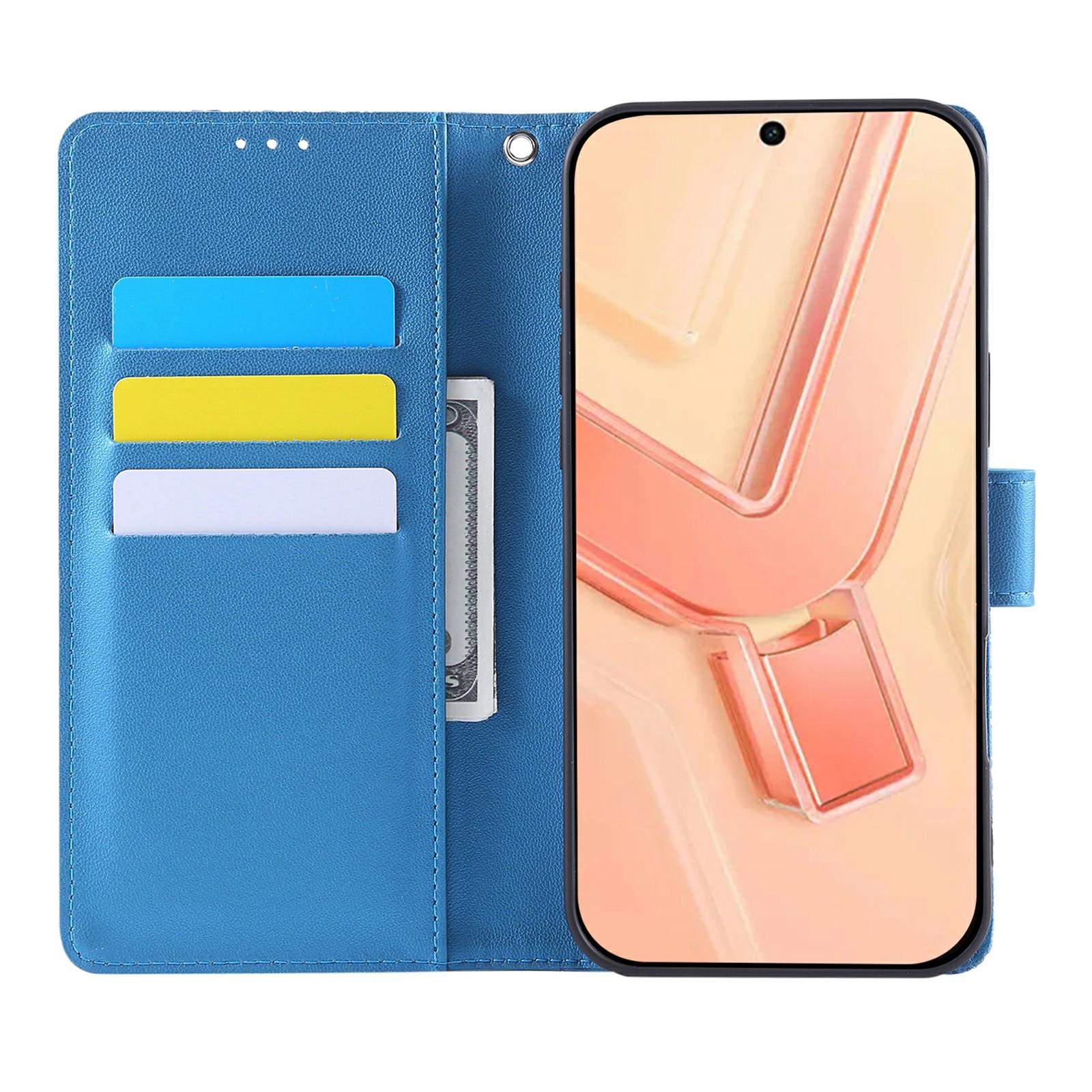 

For Xiaomi Redmi Note 14 4G (163.25mm) Case Rose Flower PU Leather Wallet Phone Cover with 3 Card Slot Light Purple