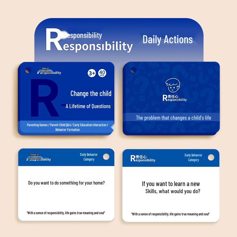 Doodle Kid Parent-Child Educational Game Cards