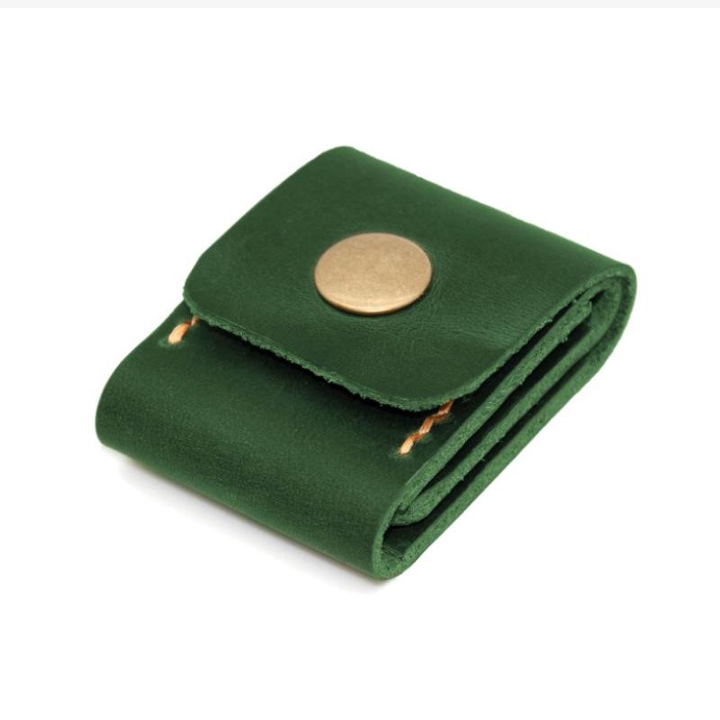 Foldable PU Leather Guitar Pick Holder - 3-Piece Case
