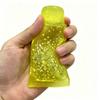 Glitter Star Toothpaste Squishy Toy Sensory Soft Elastic Facial Cleanser Fidget Pinch Shapeable Squishy Toy Birthday Gift