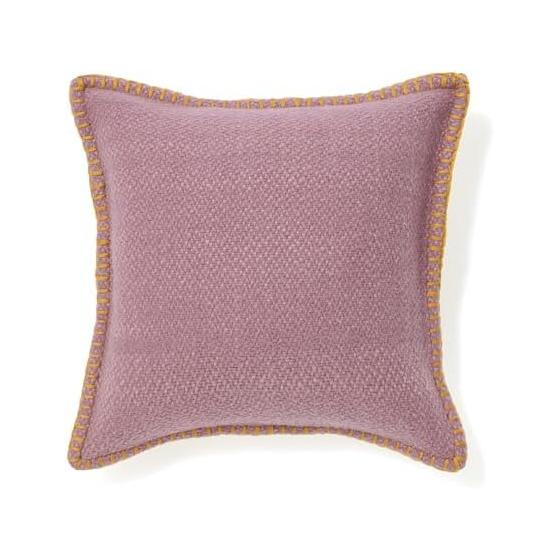 Francfranc Solid Stitch Cushion Cover 45cm x 45cm Purple (076) Simple Interior Makeover