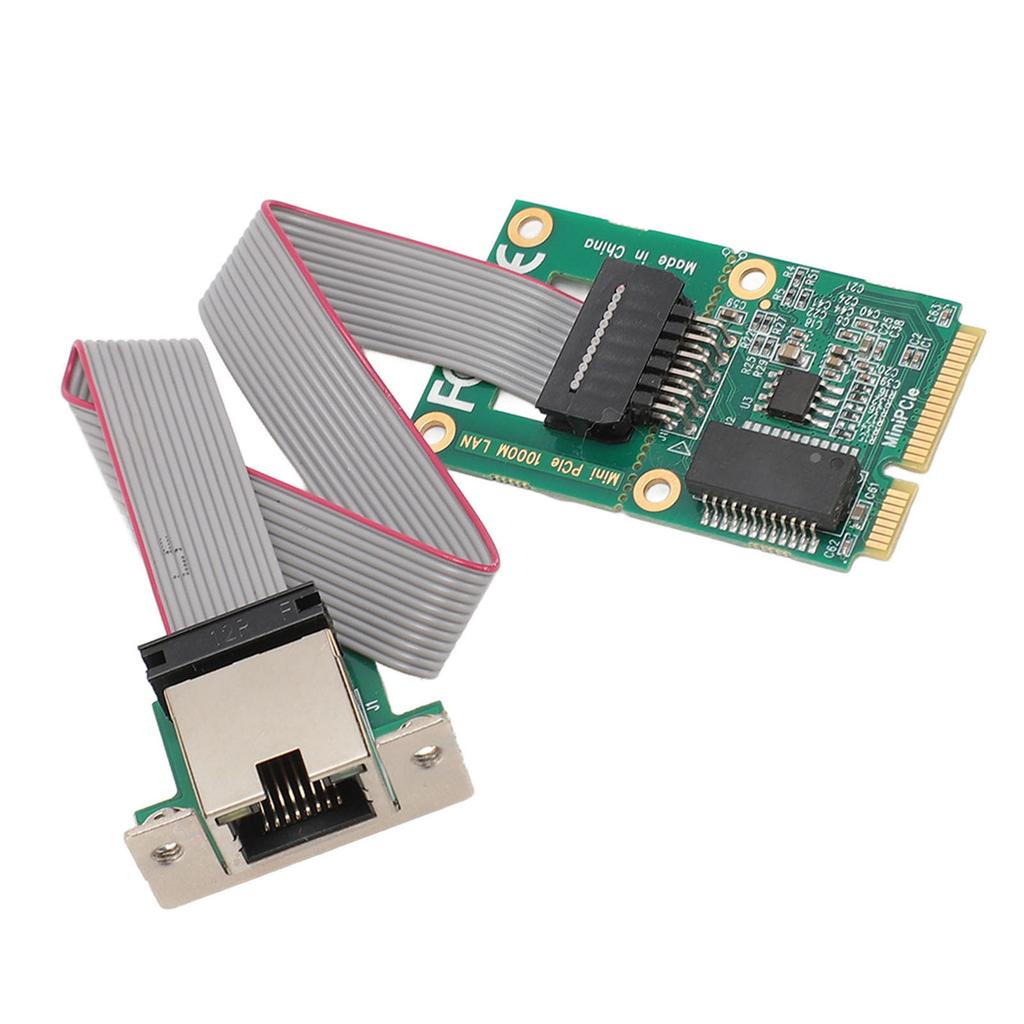 Mini PCI‑E Network Card Bent Pin Gigabit Single Port I210AT Chip GBE Ethernet RJ45 Network Expansion Card