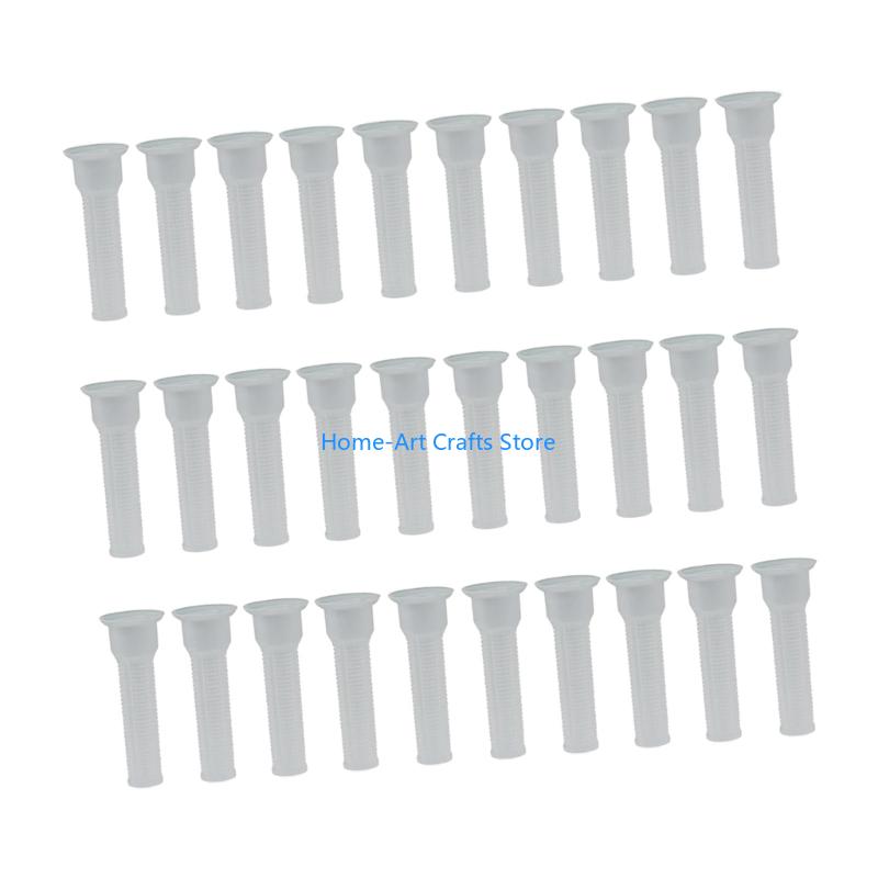 Y3NA 30Pcs Easy Cleaning Plastic Nozzle Filter Inserts with Fine Screen Filter Garden Irrigation Outdoor Maintenance