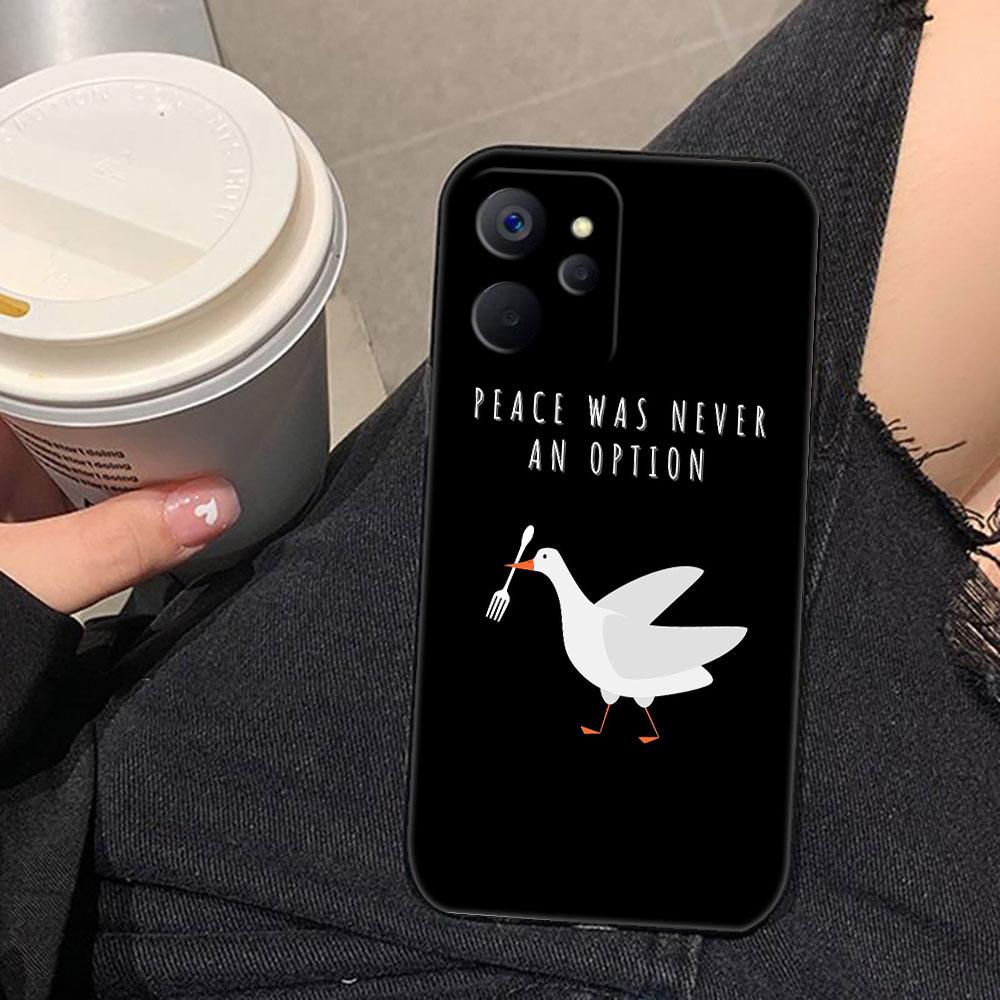 

Мультяшная Утка Гусь Чехол для Телефона Для OPPO Realme 5 15 15T 14 13 12 11 10 9 9I 8 8I 7 7I 6 Pro Plus ТПУ Чехол Funda Оболочка Крышка Capa REALME10PRO5G