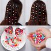 Krásné korálky Vlásenka pro dívky Candy Colors Plastové Mini spony do vlasů Barrette