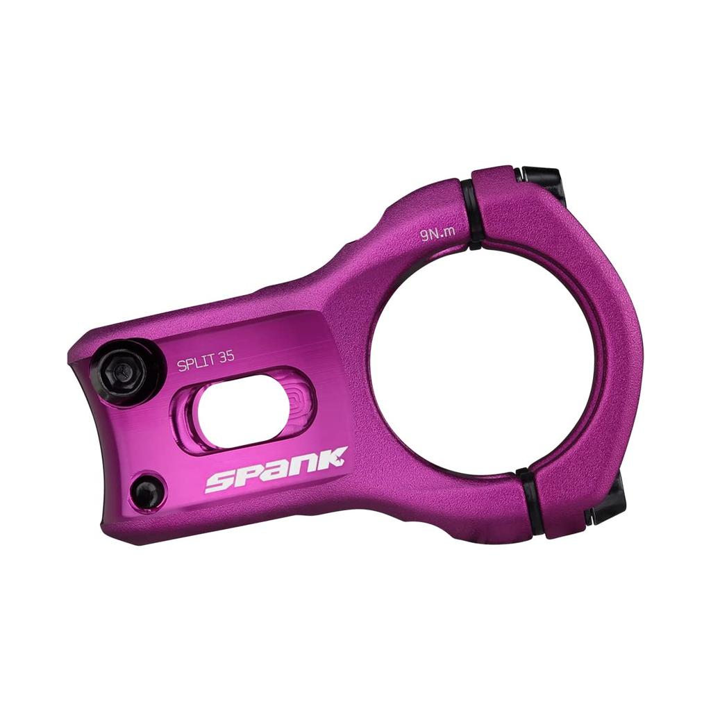 Spank Split 35 35mm Clamp SS60376 Stem, 35mm, Purple, Diameter,