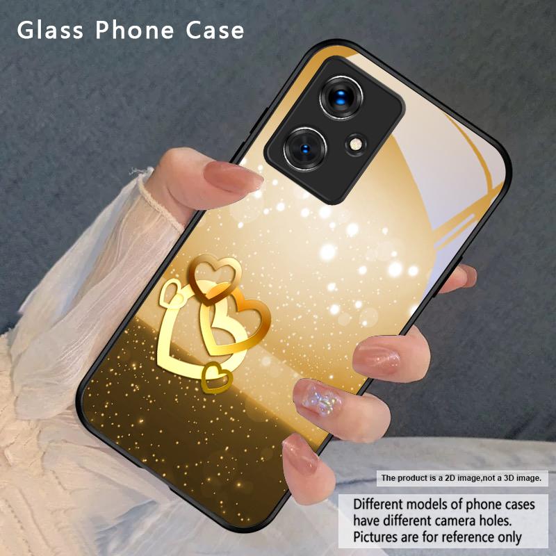 Warm and Romantic Love For Redmi Note 8 9 9S 12S 10 Pro 11 12 13 Pro+ 14 Pro K60 Ultra 13C 14C A3 12 13 Black Glass Phone Case