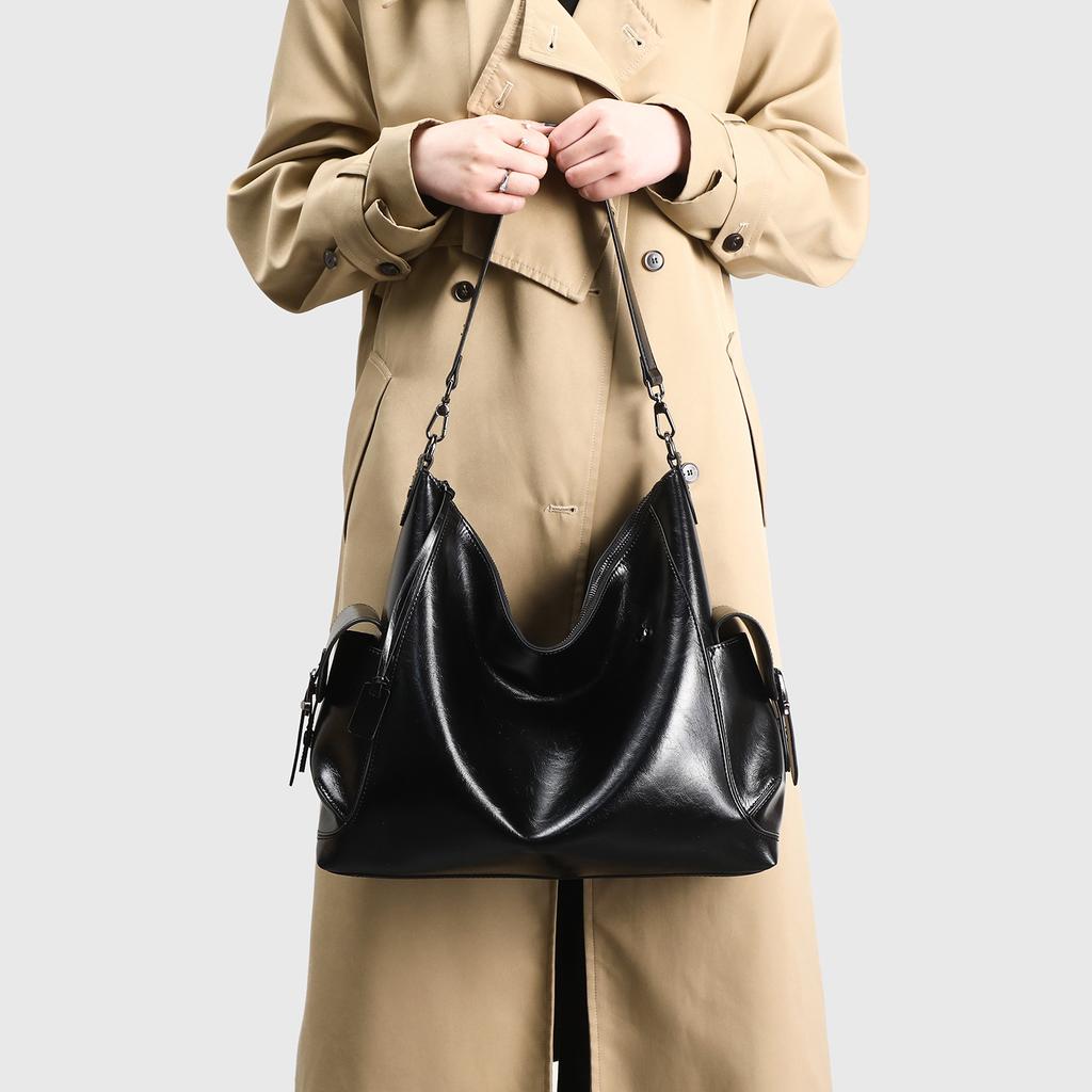 2025 New Fashionable Women's Handbag, Niche High-End Large Capacity Shoulder Underarm Bag, Casual Crossbody Tote Bag