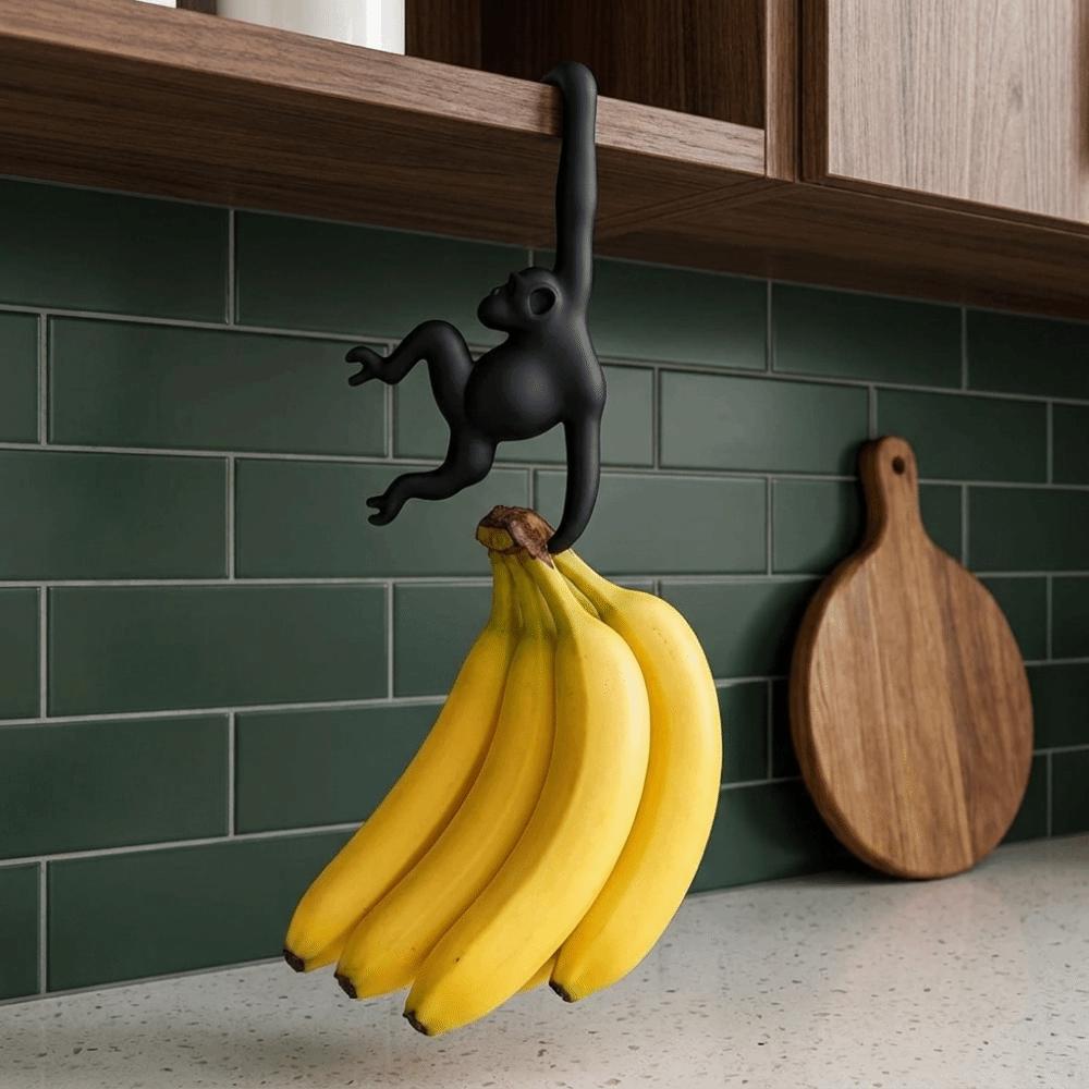 3D Printed Banana Hook Plastic Key Hanger Multi-functional Monkey Shaped Wall Hook Living Room
