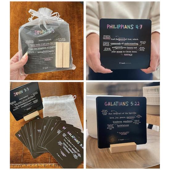 52 Scripture Cards Weekly Encouraging Bible Verse Cards Inspirational Prayer Faith Memory Cards for Teach Sunday School Christian Gifts