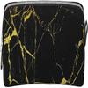 Estojo de Lápis Estampado em Mármore Preto Bolsa para Lápis Estojo Porta-Canetas para Meninas e Meninos Adolescentes