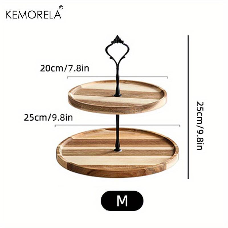 KEMORELA 1PCS Double-Layer/Three-Layer Dried Fruit Tray Dessert Snack Dish Wedding Dessert Candy Dried Fruit Tray