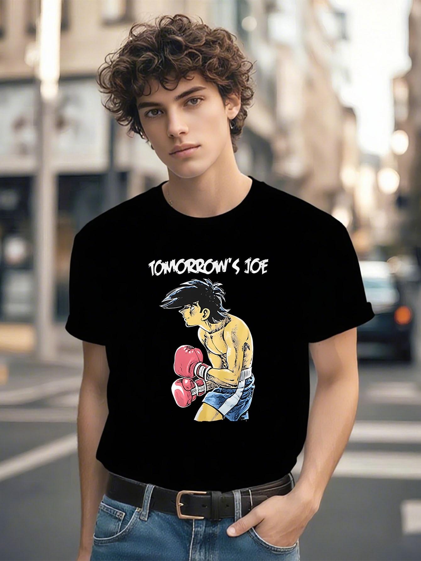 

Tomorrow S Joe Boxing Manga T-shirt - Anime Ashita no Joe Graphic Tee S
