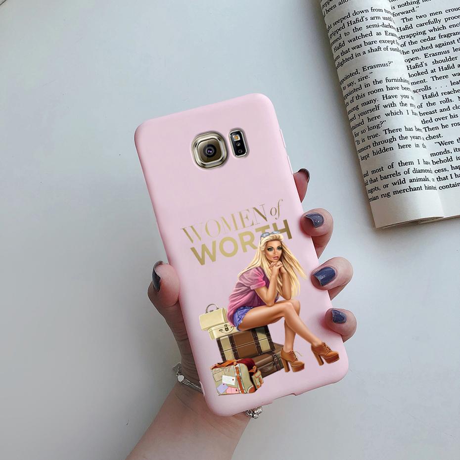 For Samsung Galaxy S7 egde case Cover for Samsung Galaxy S6 edge Case for Samsung S7 S6 G920F SM-G925F Cover Cute Silicon Fundas