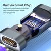 240W Type-C Adapter & USB-C to C Fast Charging Cable - Magnetic USB-C Female Converter for Macbook/iPhone 16/15/Xiaomi