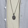 Vintage Accessories Virgin Portrait Titanium Steel Necklace Men's Niche Street Hipster Wear Accessories Pendant