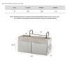 Bedside Hanging Organizer Multiple Pockets Durable Cotton Linen Large Capacity for Hospital Patient Bed Storage
