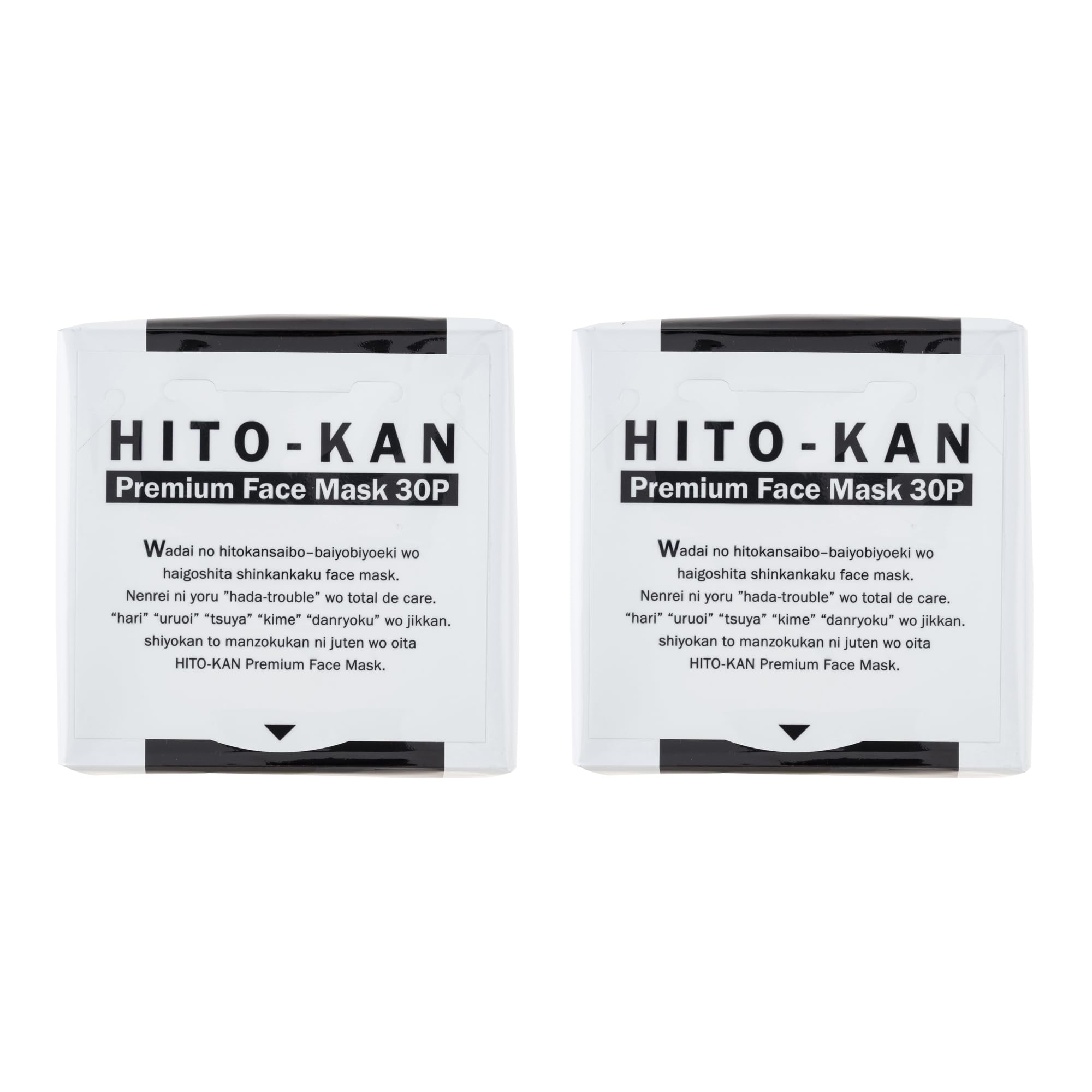 

STAY FREE Premium Face Mask 30P Face Mask with Human Stem Cell Culture Serum HITO-KAN (BOX) / (2 Masks)