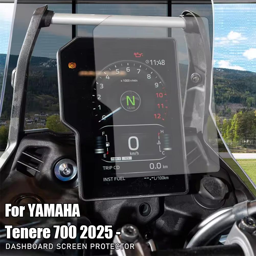 Motorcycle Dashboard Screen Protector For Yamaha Tenere 700 2025 Instrument Film Scratch Cluster Dashboard Screen Protector