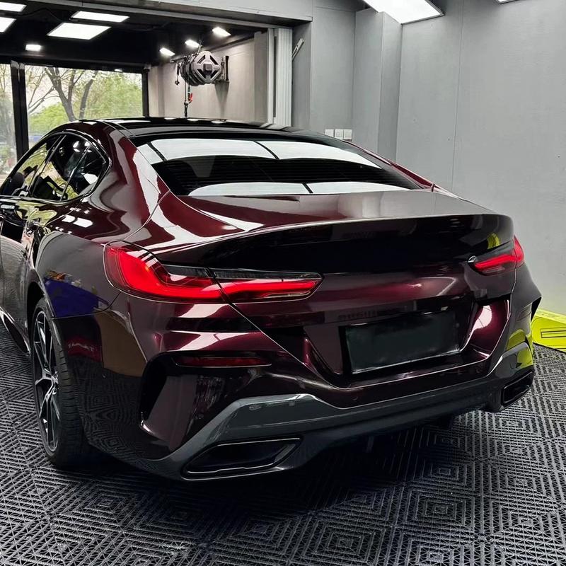 Metal Paint Black Rose PET Wrapping Vinyl Film Automotive Sticker Film Sticker Car Tuning Sticker For the Wrap Decal For Vehicle