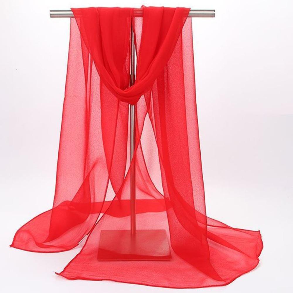 Solid Color Scarf Soft Wrap Hijab Summer Beach Scarves  Women