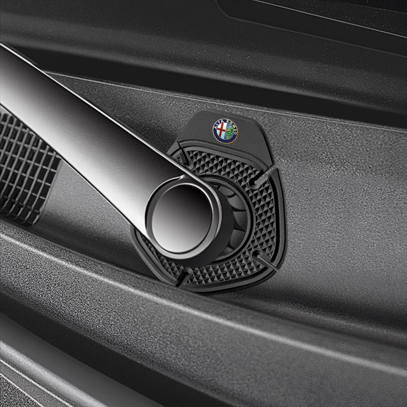 Car Windshield Wiper Hole Protective Cover Wiper Dustproof Protection Bottom For Alfa Romeo Giulia Stelvio Giulietta 156 159 147