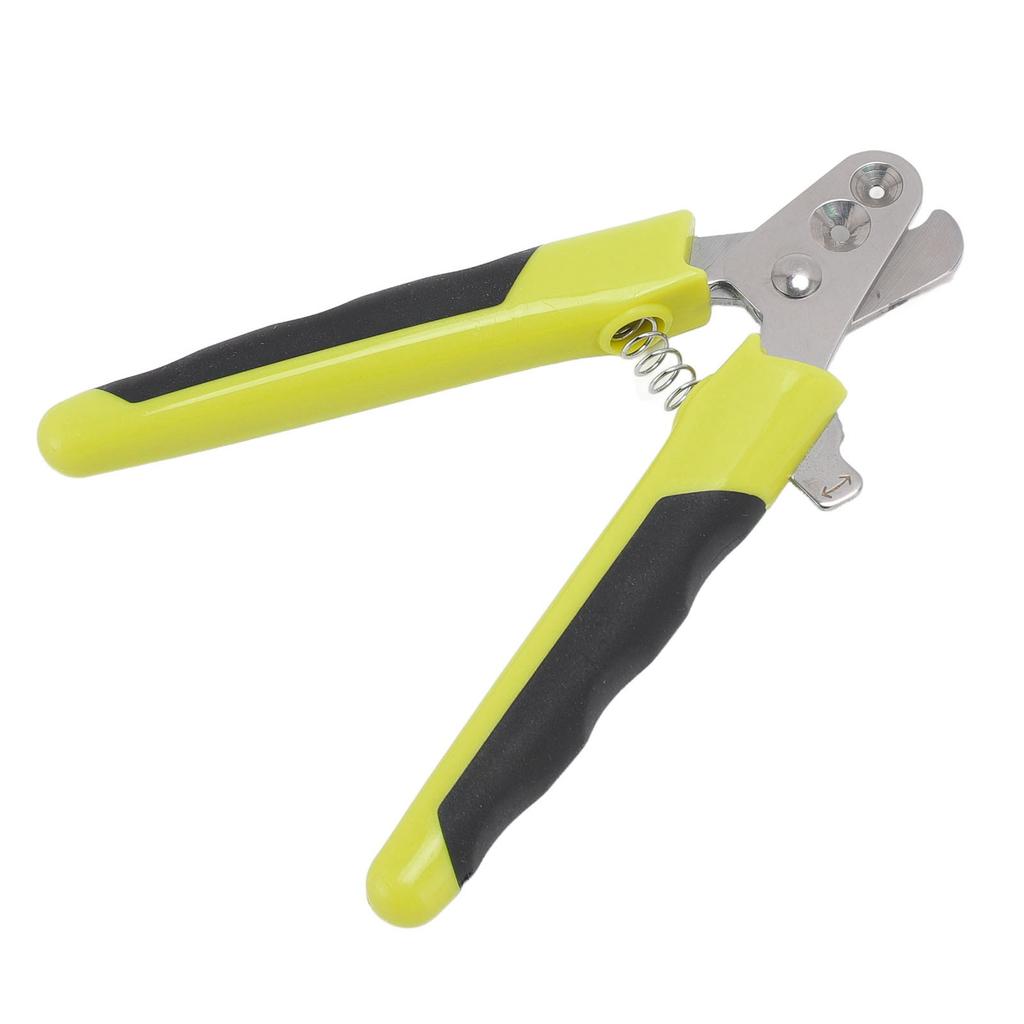 Haustier-Nagelknipser mit doppelten runden Löchern, Klingen aus Edelstahl, ergonomischer Krallenschneider für Katzen, Hunde, Kätzchen