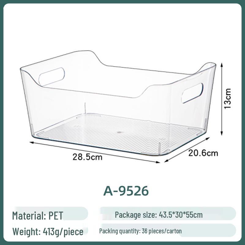 Food-Grade Transparent Refrigerator Storage Box – Large Capacity for Kitchen Organizing