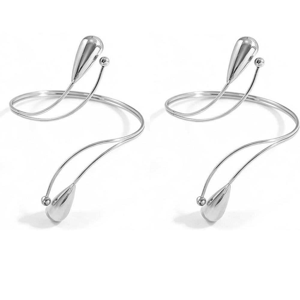 2PCS Arm Ring Teardrop Shape Curtain Buckle Belt Burlap Flower Drapery Tiebacks Holiday Tiebacks