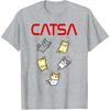 Funny Space Astronaut Cat Gifts Men Cats Space T-Shirt