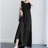 2024 Fashion Summer Women Casual Dress Plus Size Sleeveless Round Neck Long Dresses Women Elegant A Line Loose Dress Female Clothing 24361