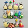 12 Stück Cartoon Totoro Figur Mini Statue Niedliche Spielzeuge Raumdekorationen Kawaii Katze Tier Modell Spielzeug Kinder Geschenke Mode Sammlung