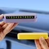 New Temporary Parking Phone Number Plate Hidden Telephone Number Car Park Stop Card Automobile Accessories