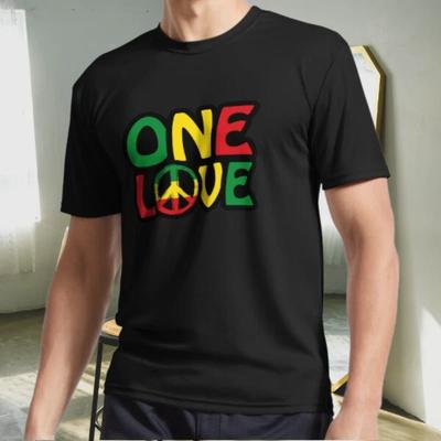 Nieuw Shirt Bob Marley One Love 1978 Active Logo T-shirt Grappig Maat S tot 5XL